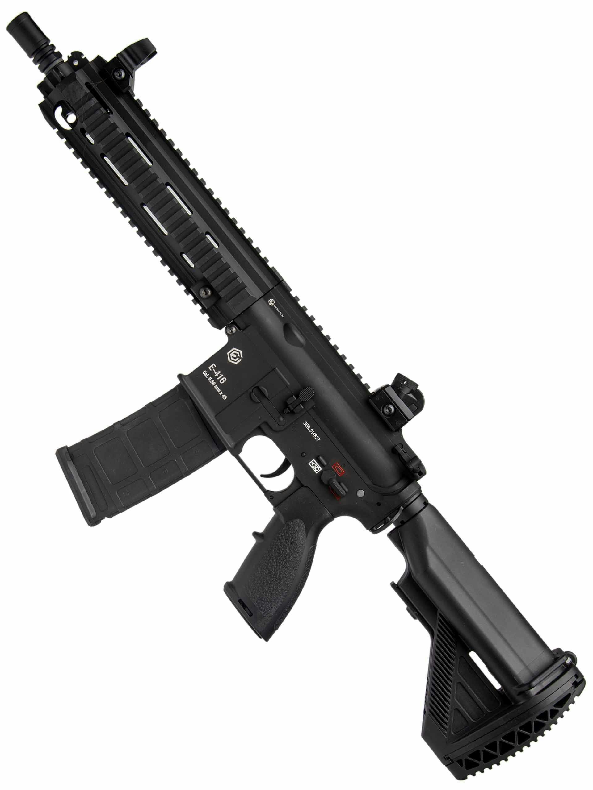 Evolution Airsoft E416 10" CQB AEG w/ETS. III Patrol Base UK